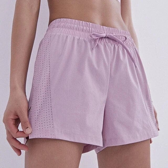 Rosa Lockere Sportshorts