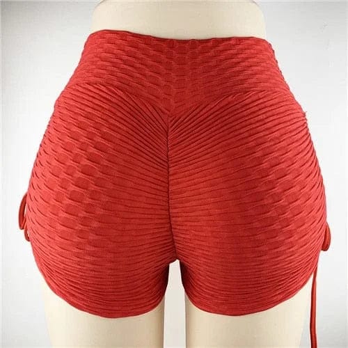 Rot Gebundene Sportshorts