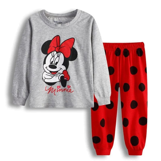 Rot Kinderpyjama mit Minnie Maus