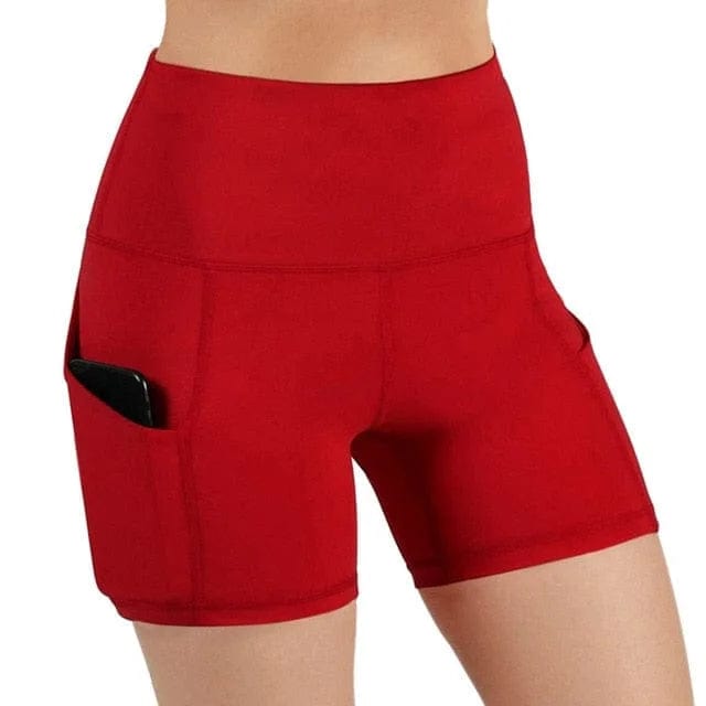 Rot Sporthose mit Tasche