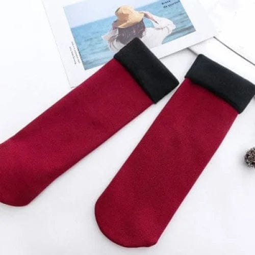 Rotwein Klassische isolierte Socken