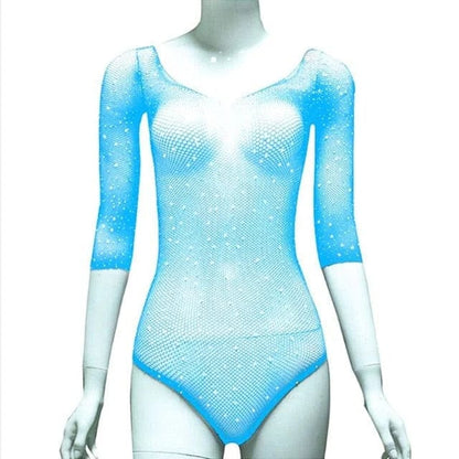 Schwarz Body aus transparenter Spitze