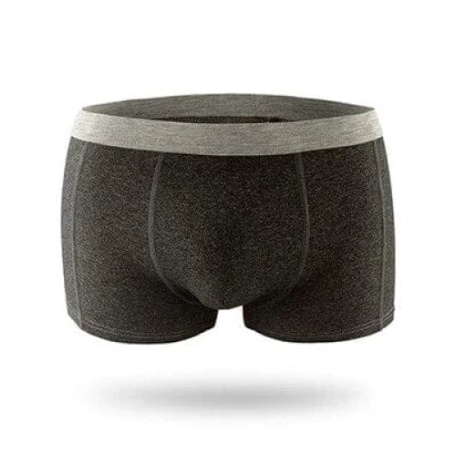 Schwarz Herren-Boxershorts aus Baumwolle