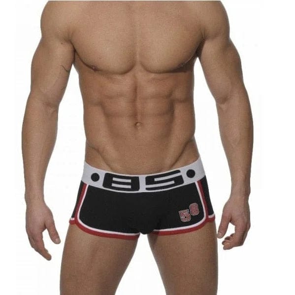 Schwarz Herren kurze Boxershorts