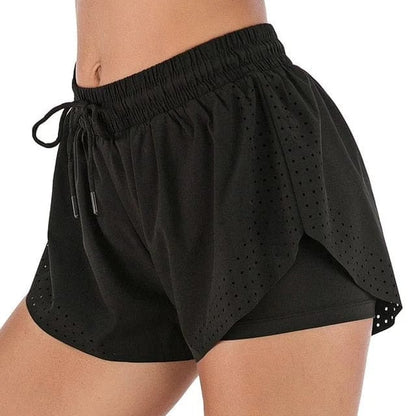 Schwarz Sport-Shorts