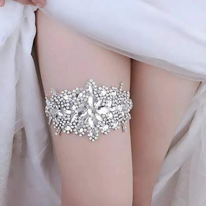 Silver Elegant Bridal Garter