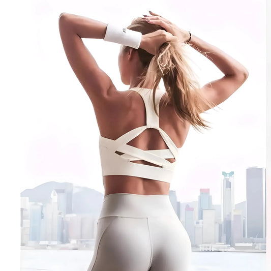 Sporty Top with Straps on the Back