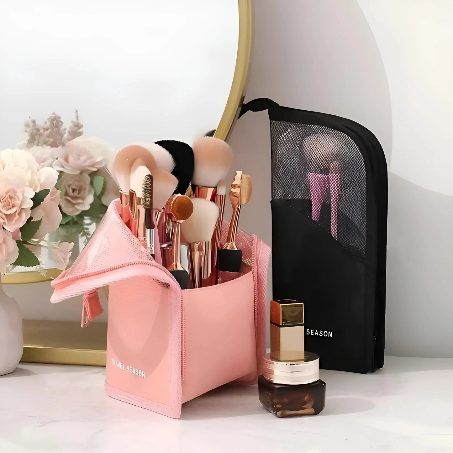 Standing Brush Holder for Makeup Brushes