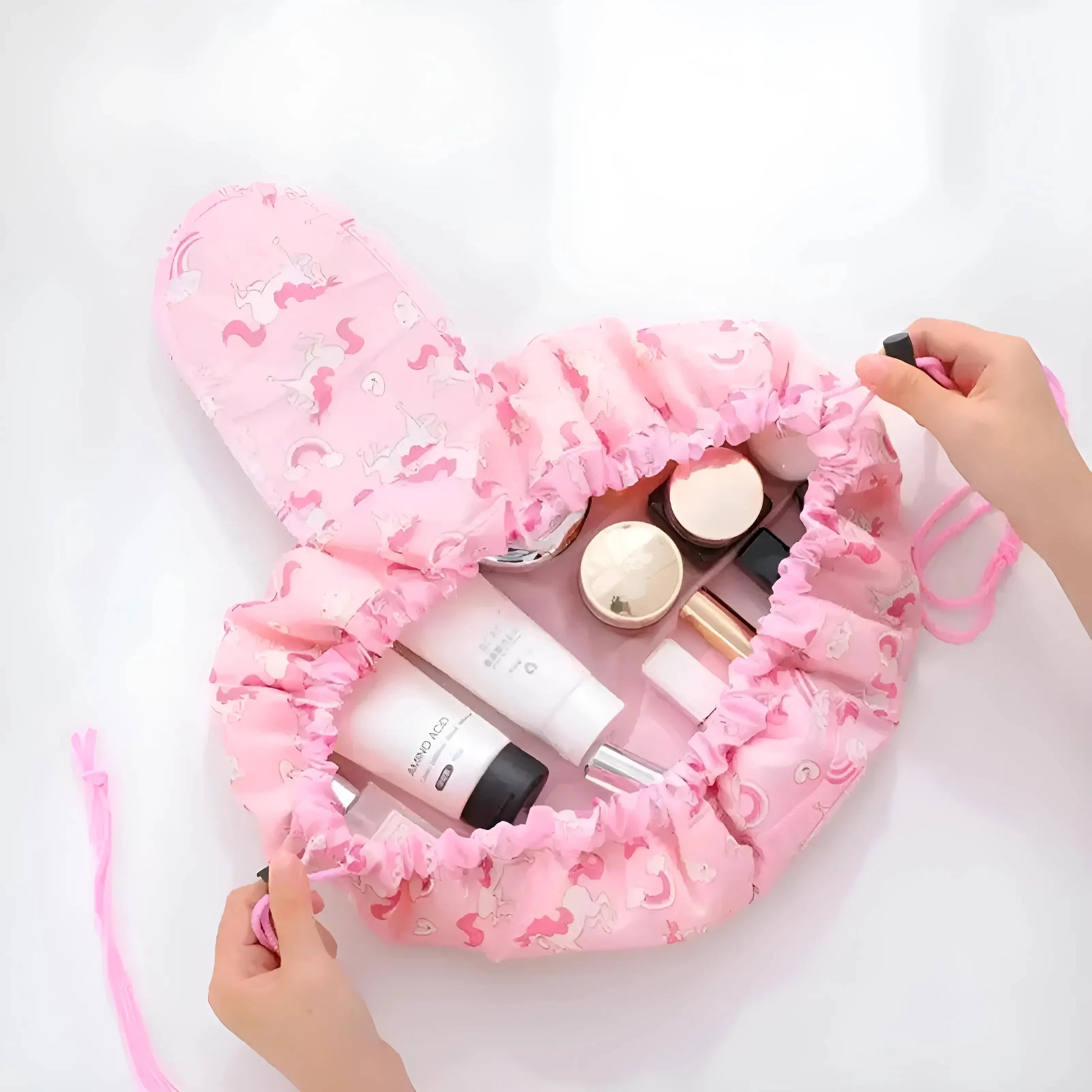 Travel Cosmetic Bag with Drawstring