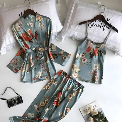 Turquoise 3-Piece Sleep Set