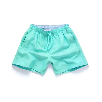 Turquoise Men's Swim Shorts with Pockets in Various Colours