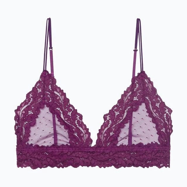 Violett Bralette-BH aus Spitze