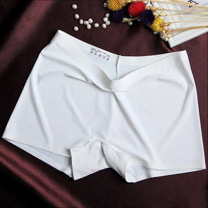 Weiß Klassische Boxershorts für Damen