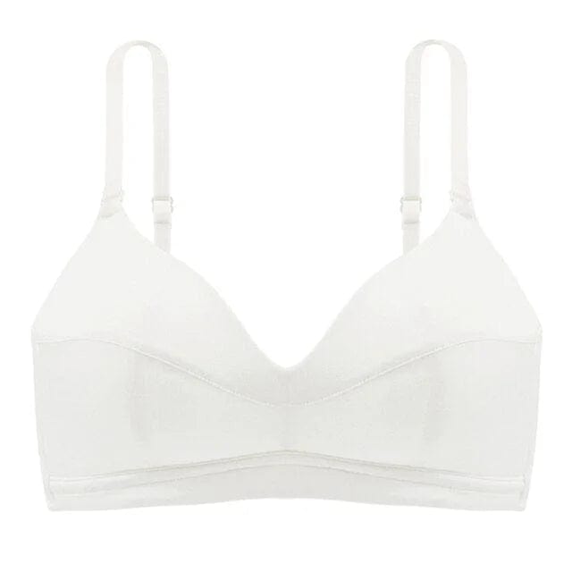 Weiß Klassischer Bralette-BH