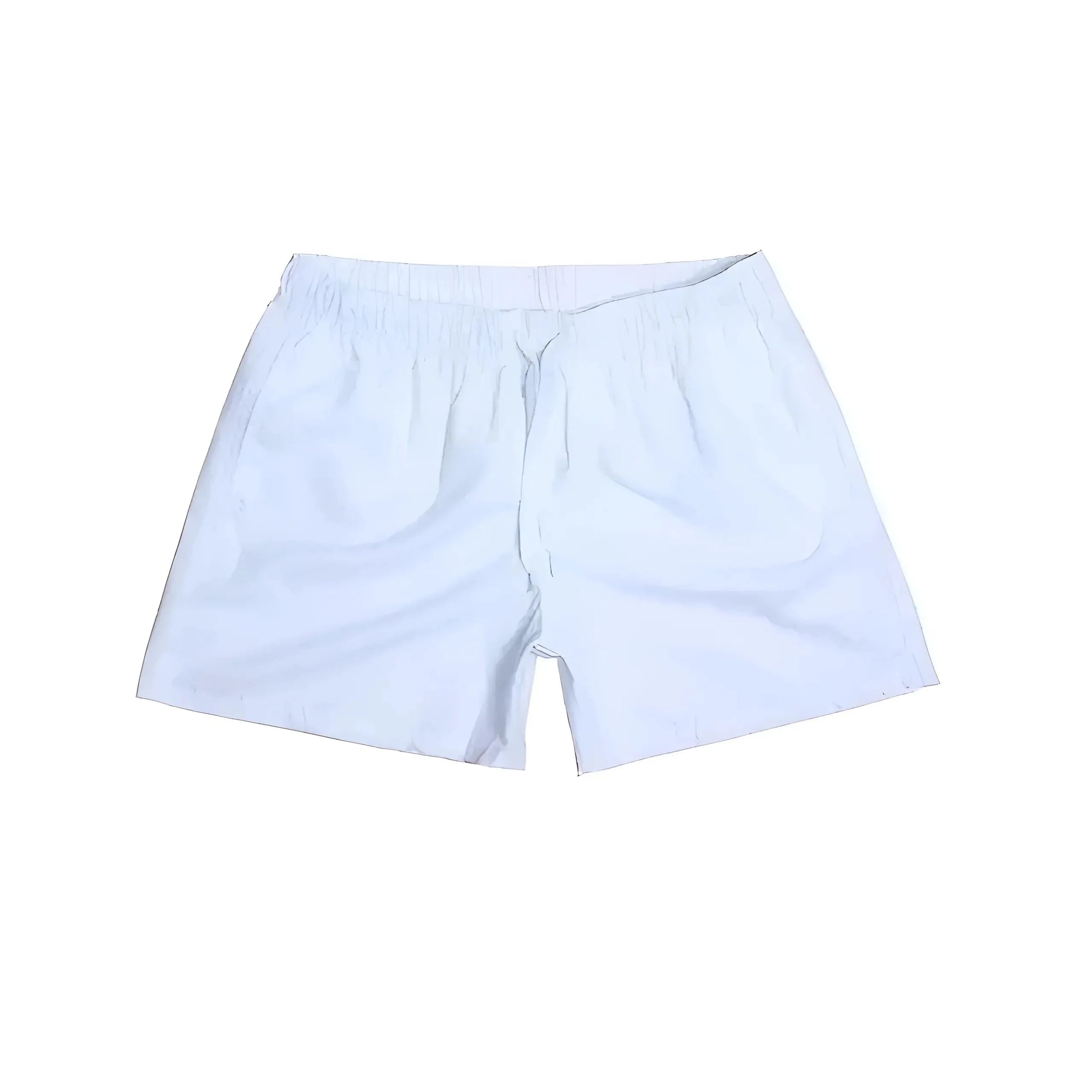 White Men's Swim Shorts with Pockets in Various Colours