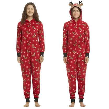 Women's Christmas-Themed One-Piece Pyjama