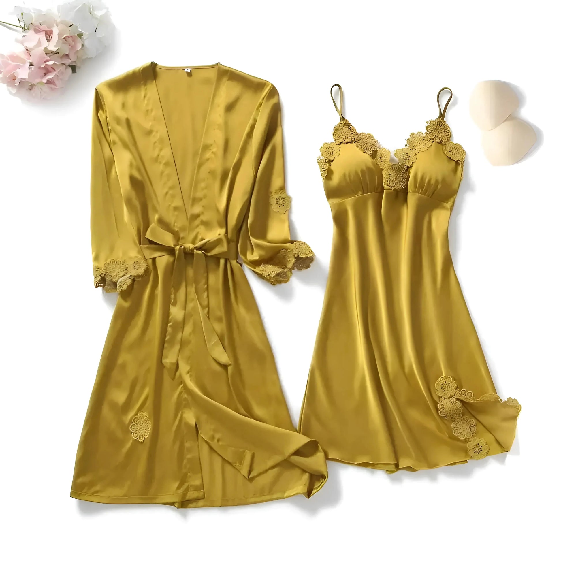 Yellow Two-Piece Sleep Set